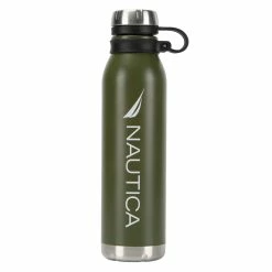 Cheapest 🧨 Nautica Mens Logo Double-Walled Stainless Steel Water Bottle 👏