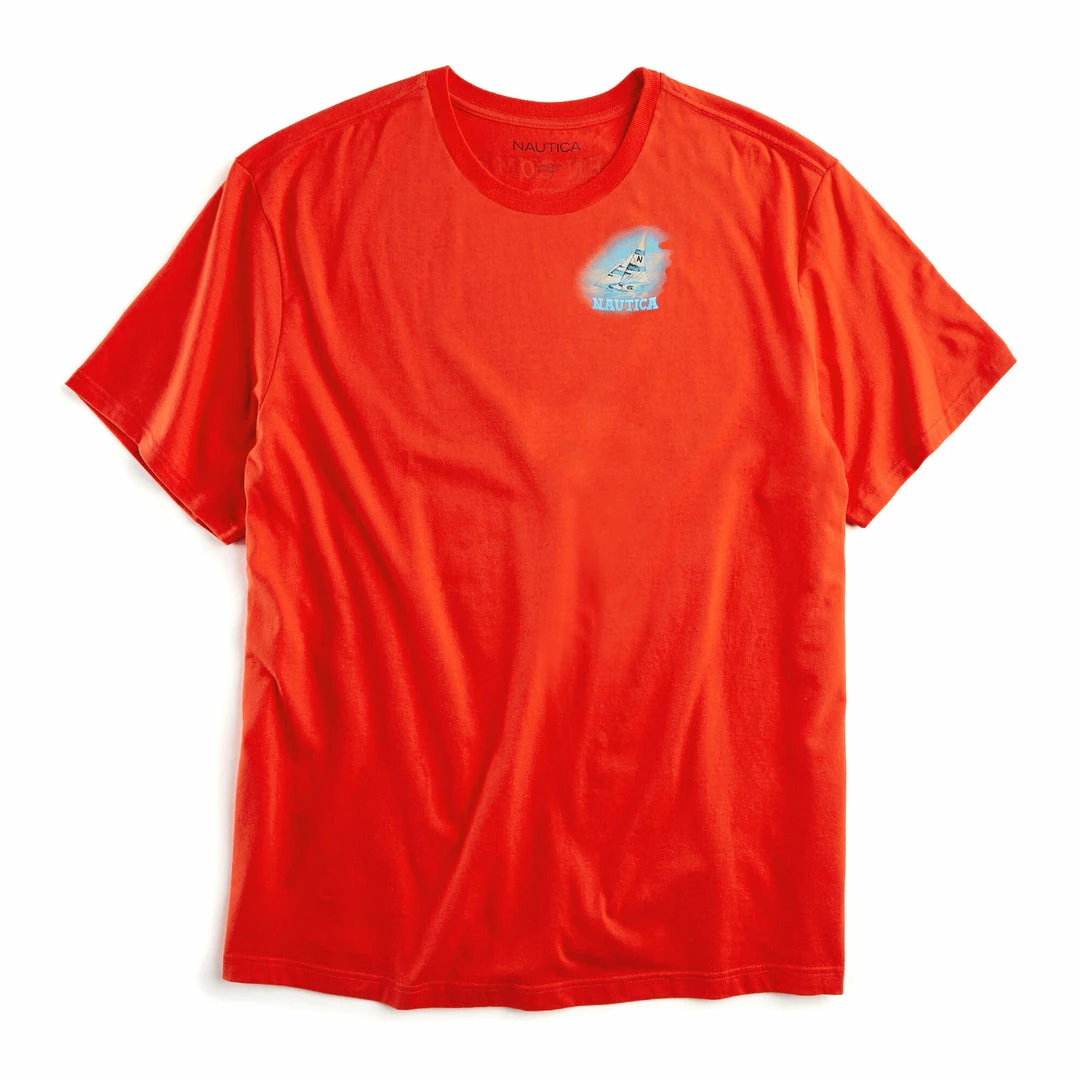 Deals π Nautica Mens Big & Tall Island Hops Short Sleeve T-Shirt π