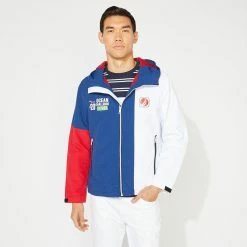 Hot Sale 🥰 Nautica Mens Lightweight Colorblock Graphic Jacket ✨