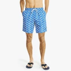 Top 10 🥰 Nautica Mens 8" Sustainably Crafted Shark Print Swim 😀