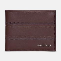 Hot Sale 🎁 Nautica Mens Leather Bifold Wallet ❤️