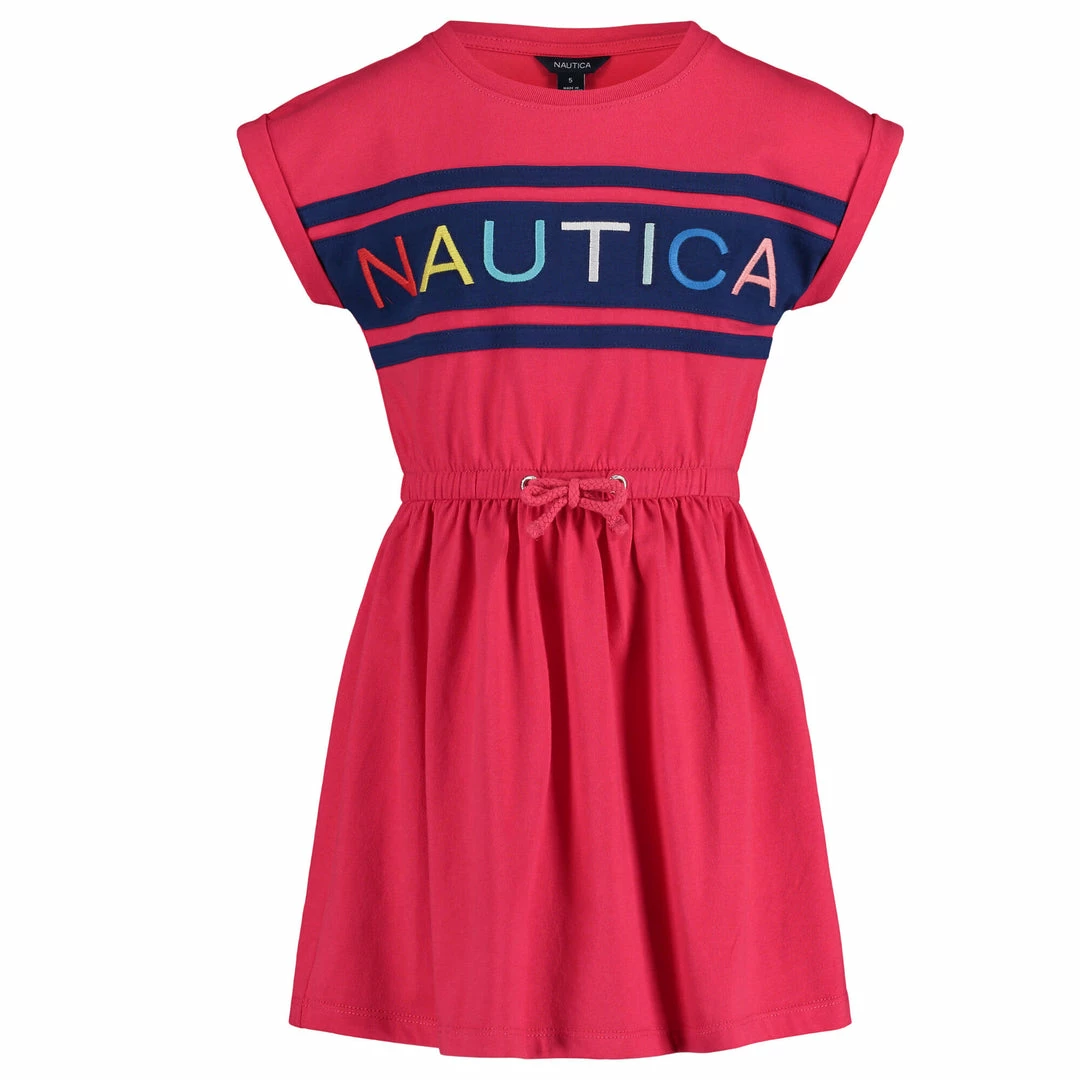 Brand new 𧨠Nautica π§ Girls' Logo Graphic π Dress (8-20) for kids β - Image 2