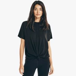 New ❤️ Nautica 👩 Womens Navtech Solid T-Shirt 🧨