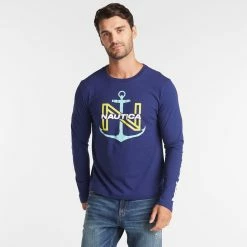 Best Pirce 🎉 Nautica Big & Tall N-Anchor T-Shirt for men 🤩