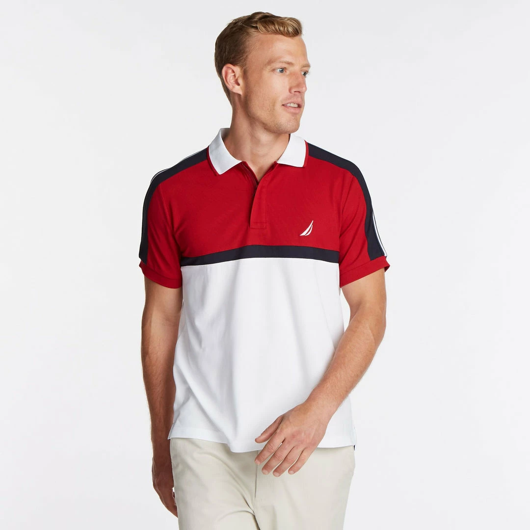 Deals π Nautica Mens Big & Tall Colorblock Navtech Polo π₯° - Image 2