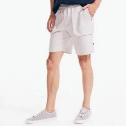 Promo 🧨 Nautica Mens 9" Nautica 👖 Jeans Co. Pull-On Short 👍