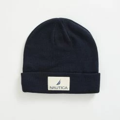 Top 10 😍 Nautica Mens Logo Patch Beanie 🔥