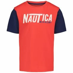 Wholesale ⌛ Nautica Toddler Boys' Nautica Mesh Logo T-Shirt (2T-4T) for kids ✔️
