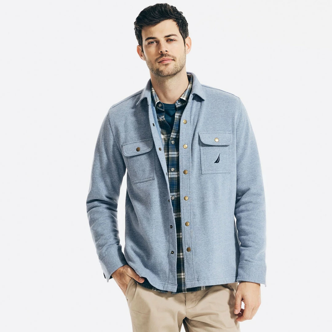 Deals ✔️ Nautica Mens Snap-Button Overshirt ✨ - Image 2