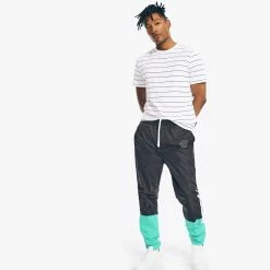 New ✨ Nautica Mens Classic Fit Colorblock Pant 🌟