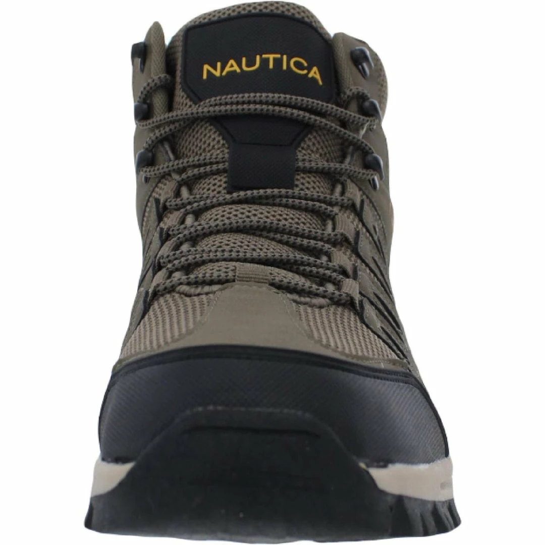 Budget π Nautica Corbin Mid Mens Faux Leather Ankle Hiking π₯Ύ Boots π€© - Image 3