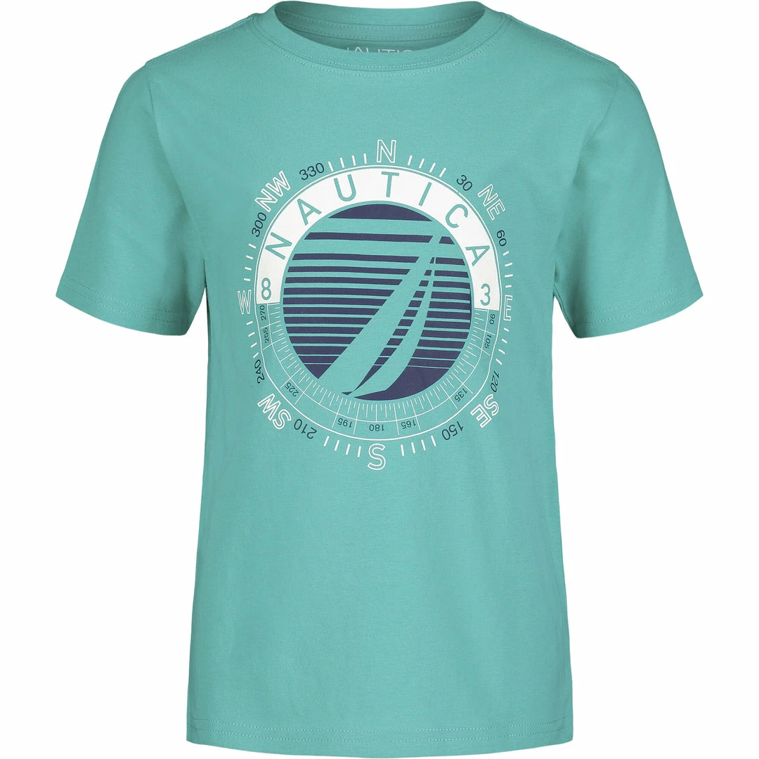 Best Sale π₯ Nautica Little Boys' Compass Graphic T-Shirt (4-7) for kids π€© - Image 2