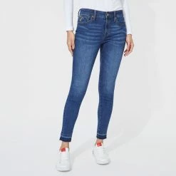 Best deal 😉 Nautica 👩 Womens Nautica 👖 Jeans Co. Mid-Rise Skinny Distressed Denim ✔️