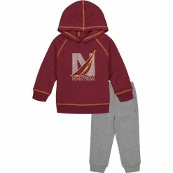 Cheap 🎉 Nautica Toddler Boys' Fleece Hoodie 2Pc Jogger Set (2T-4T) for kids 🧨
