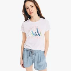 Top 10 ✨ Nautica 👩 Womens Sustainably Crafted Embroidered Sailboat Graphic T-Shirt 😉
