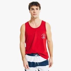 Outlet 🛒 Nautica Mens Sailing Graphic Tank 🎉