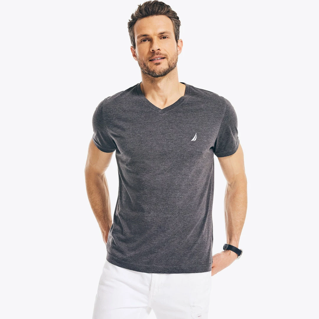 Best Pirce π Nautica Mens Heathered V-Neck T-Shirt π - Image 7