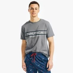 Best reviews of 🔔 Nautica Mens Since 1983 Graphic Sleep T-Shirt 😉