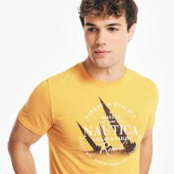 Budget 👍 Nautica Mens Villas And Sailing Graphic T-Shirt 👍