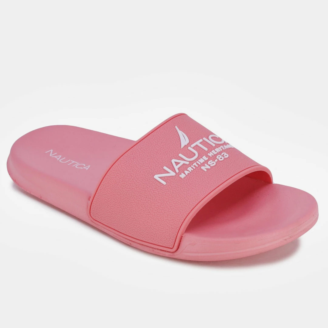 Best Pirce π― Nautica π© Womens Ns-83 Logo Slide π©΄ Sandal β - Image 2