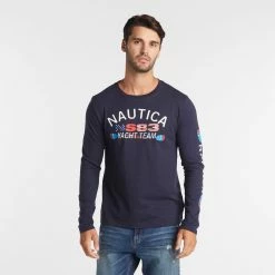 Coupon βοΈ Nautica Mens Big & Tall Long Sleeve Yacht Team T-Shirt π