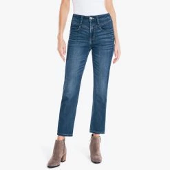 Budget ⌛ Nautica 👩 Womens Nautica 👖 Jeans Co. True Soft High-Rise Straight Denim ⌛