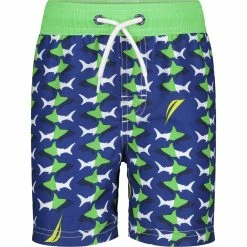 Top 10 👍 Nautica Little Boys' Shark Print Swim Short (4-7) for kids 🔔