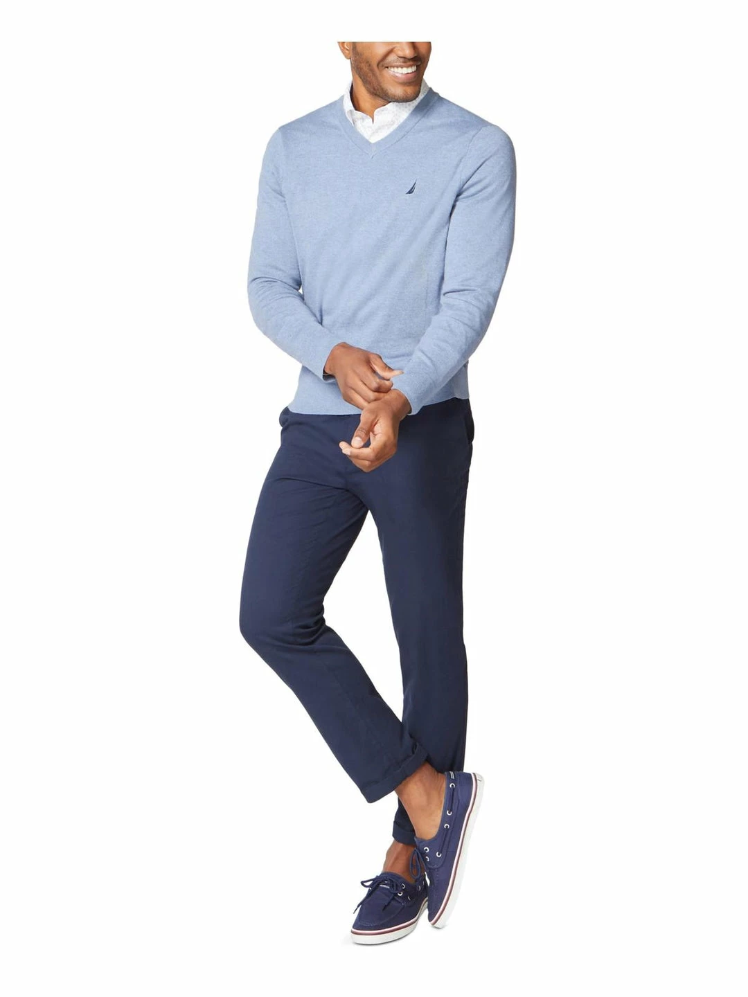 Buy π Nautica Mens Layer Crewneck T-Shirt β