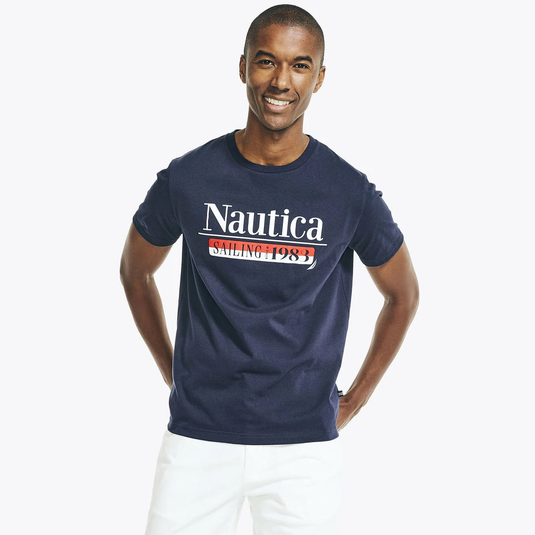 Outlet βοΈ Nautica Mens Sustainably Crafted Graphic T-Shirt π - Image 2
