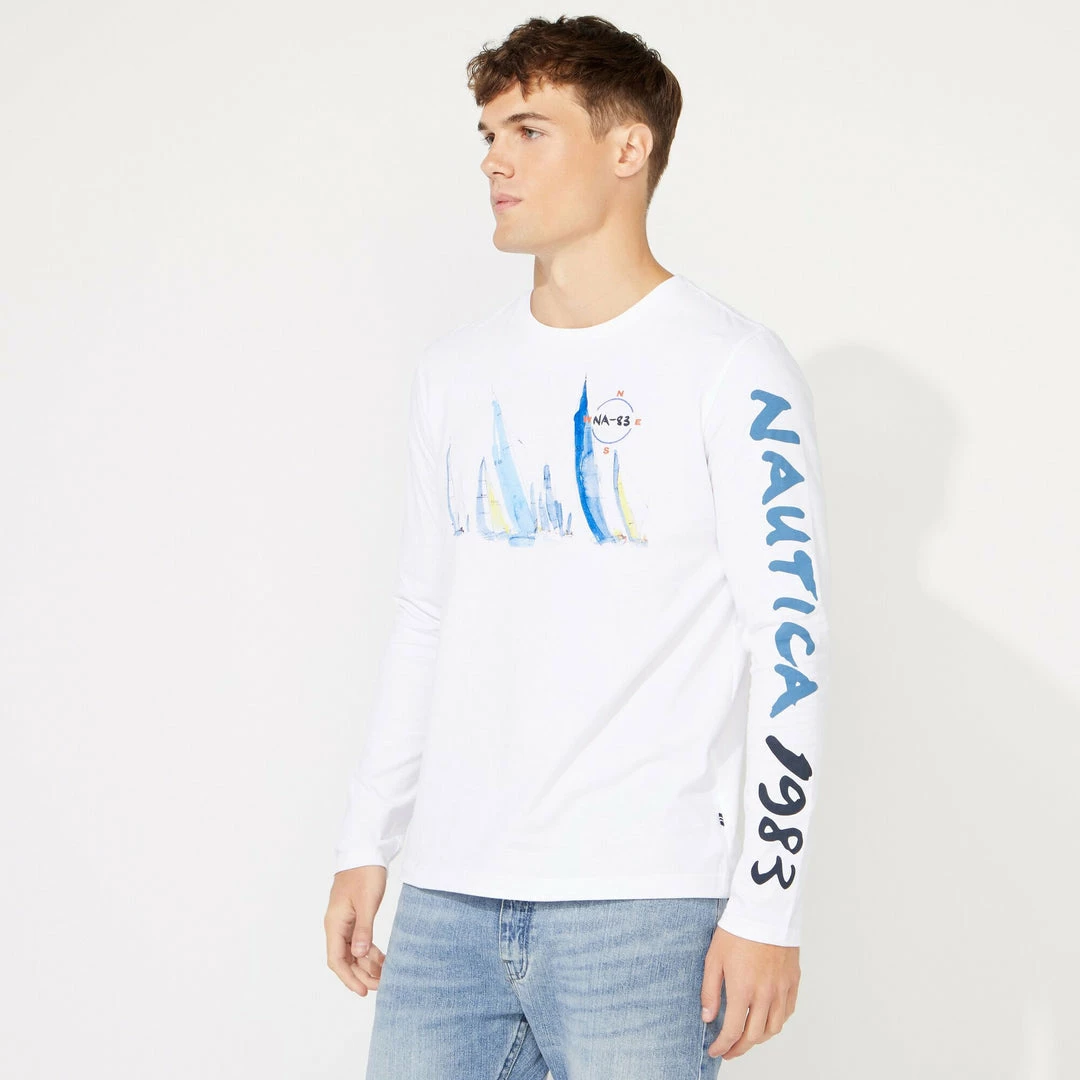 Wholesale π Nautica Mens Big & Tall Nautical Print T-Shirt π