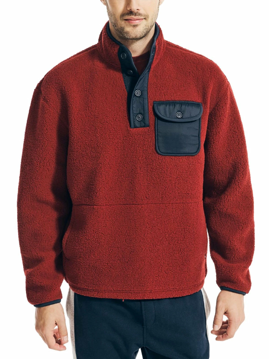 Best Pirce 𧨠Nautica Mens Fleece Warm Fleece Jacket β