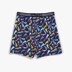 Best Sale 🔥 Nautica Mens Large Pennant Print Boxer 🤩