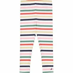 Discount ⭐ Nautica Toddler 👧 Girls' Striped Legging (2T-4T) for kids 🌟