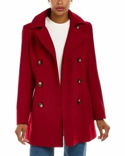 Brand new 🤩 Nautica Double-Breasted Wool-Blend Peacoat for 👩 women ✔️
