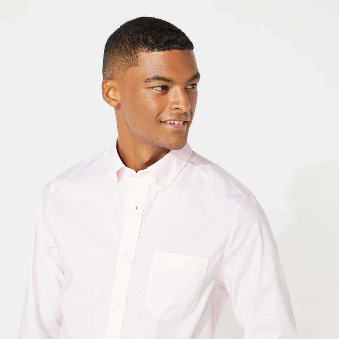 Cheap π Nautica Mens Wrinkle-Resistant Wear To Work Poplin π Shirt π - Image 5