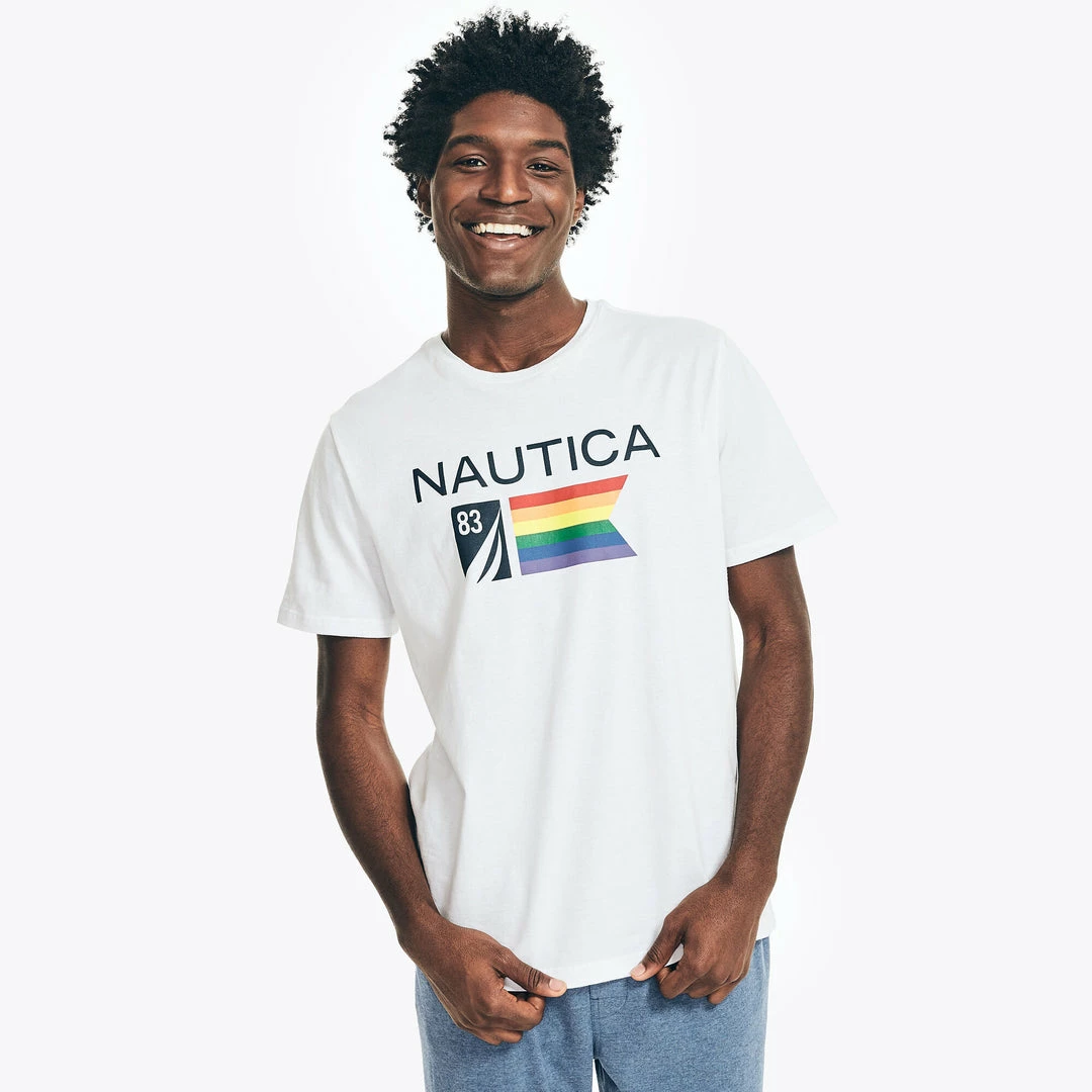 Deals π₯ Nautica Mens Pride Graphic Sleep T-Shirt β¨
