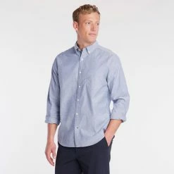 Best Pirce 🤩 Nautica Mens Big & Tall Classic Fit Stretch Oxford 👕 Shirt 🎁