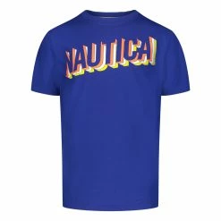 Promo π Nautica Toddler Boys' 3D Stacks Logo Graphic T-Shirt (2T-4T) for kids π€©