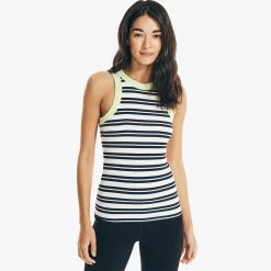 Flash Sale 👍 Nautica 👩 Womens Navtech Striped Tank Top ⭐