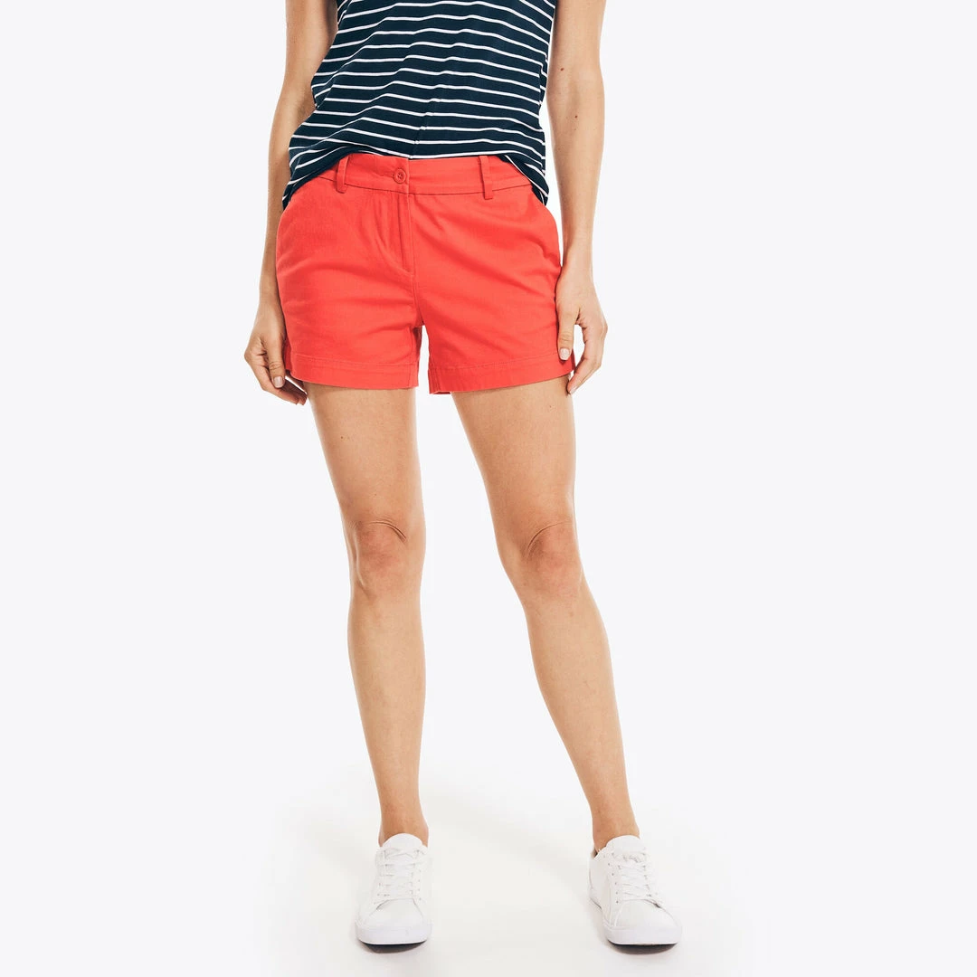 Coupon β¨ Nautica π© Womens 4" Stretch-Twill Short β - Image 3