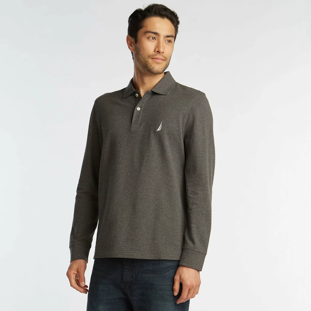 Promo π₯ Nautica Mens Classic Fit Long Sleeve Polo π - Image 2