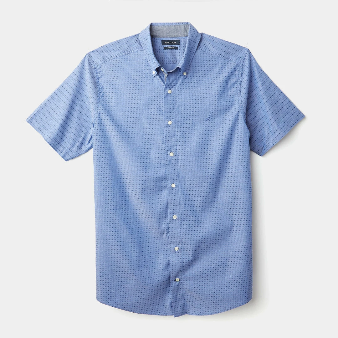 Deals β€οΈ Nautica Mens Big & Tall Stretch Mini Print Oxford π Shirt β