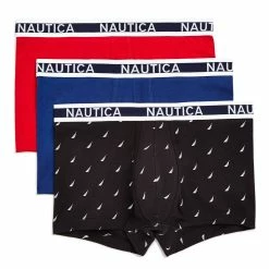 Promo 🎉 Nautica Mens Stretch Trunks, 3-Pack 🌟