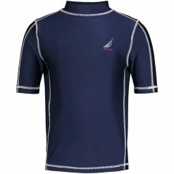 Best reviews of ✔️ Nautica Little Boys' Solid J-Class Rash Guard (4-7) for kids ⌛