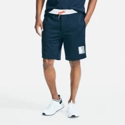 Coupon 😀 Nautica Mens 9" Big & Tall Side Panel Knit Short ✨
