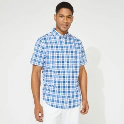 Best deal 😀 Nautica Mens Big & Tall Classic Fit Plaid 👕 Shirt 🔔