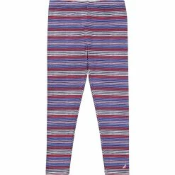 Best Sale 👏 Nautica Toddler 👧 Girls' Wave-Striped Legging (2T-4T) for kids 🥰
