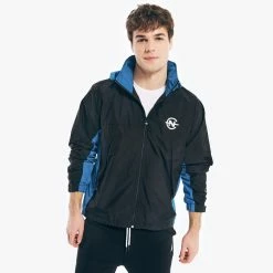 Hot Sale 🤩 Nautica Mens Competition Packable Jacket 🔔