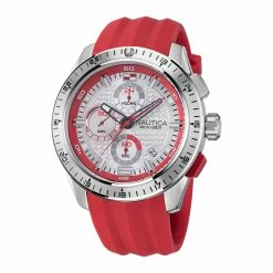 Top 10 ⌛ Nautica Mens Nst 101 Stainless Steel And Silicone ⌚ Watch 🔥