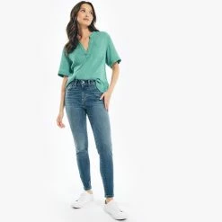 New 😉 Nautica 👩 Womens Nautica 👖 Jeans Co. True Flex High-Rise Skinny Denim 🔥